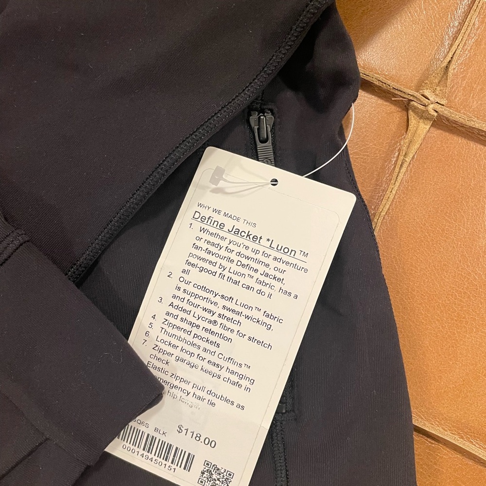 Lululemon Define Jacket Luon color black - Picture 2 of 5